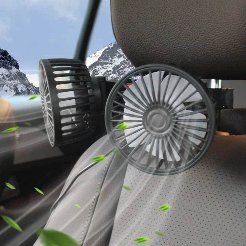12v24v car rear electric fan multifunctional adjustment of large wind