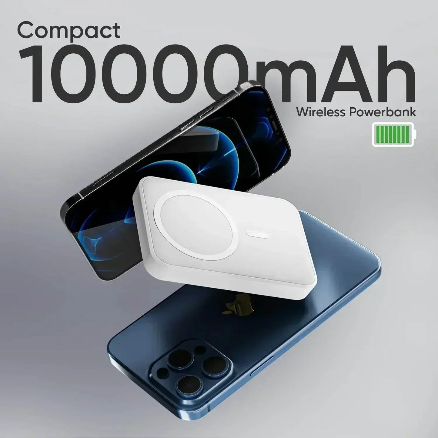 magsafe magnetic wireless power bank  iphone and android supported