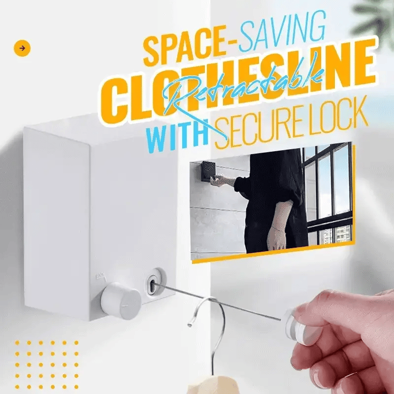 telescopic clothesline clothes drying rope