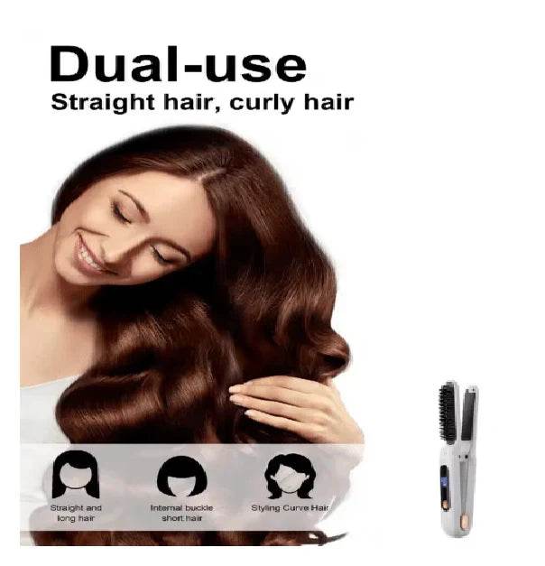 2-in-1 straightener hair comb (xy-286)