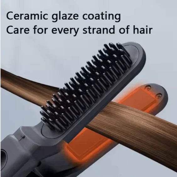 2-in-1 straightener hair comb (xy-286)