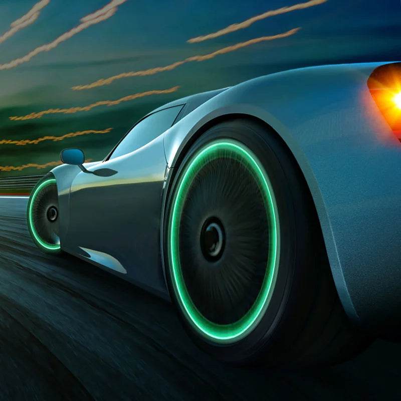 car&motorcycle tire electric luminous valve caps