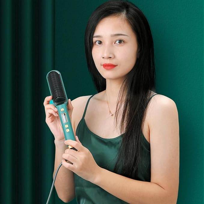 hair straightener comb/brush