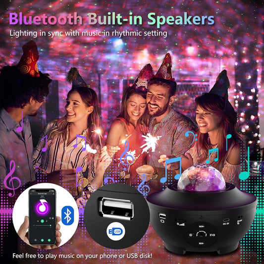 Galaxy Ocean Light Projector