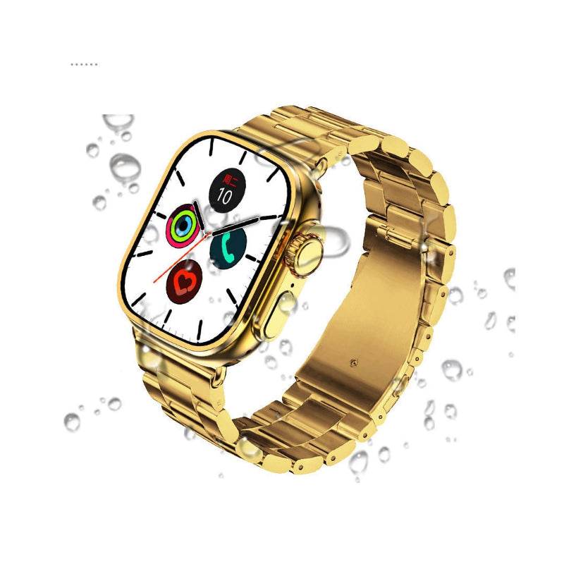 fendior american gold edition g9 ultra pro series 8 smart watch with  extra straps