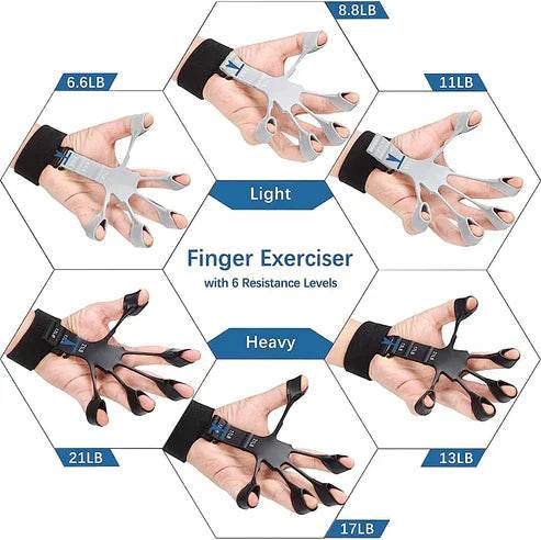 metal-hook grip strength trainer