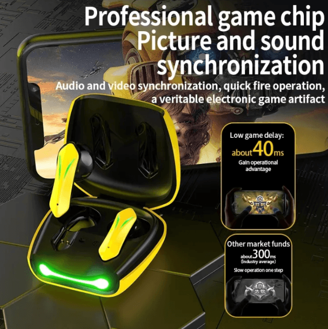 wireless earbuds gaming earphone