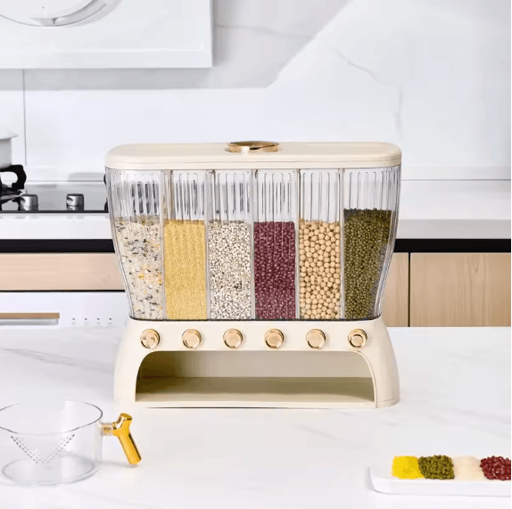 6 in 1 kitchen storage bin