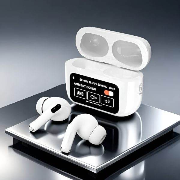 new a9 pro apple airpods anc/enc noise reduction, touch control wireless airbuds