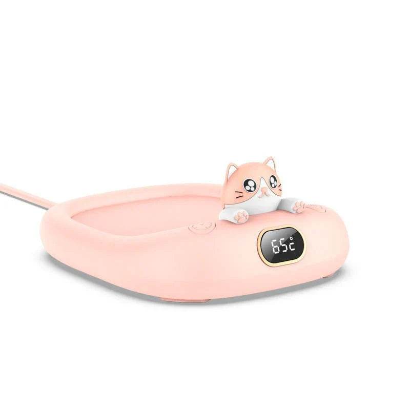 home office cute pet constant temperature cup warming holder winter gadgets