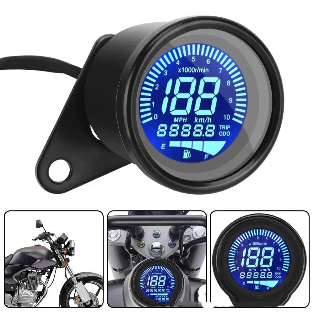 rotate speed and oil volume integrated led liquid crystal display instrument assembly