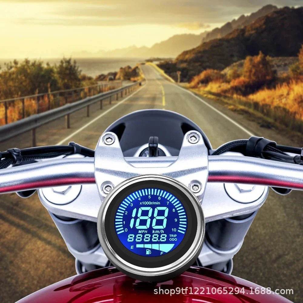 rotate speed and oil volume integrated led liquid crystal display instrument assembly