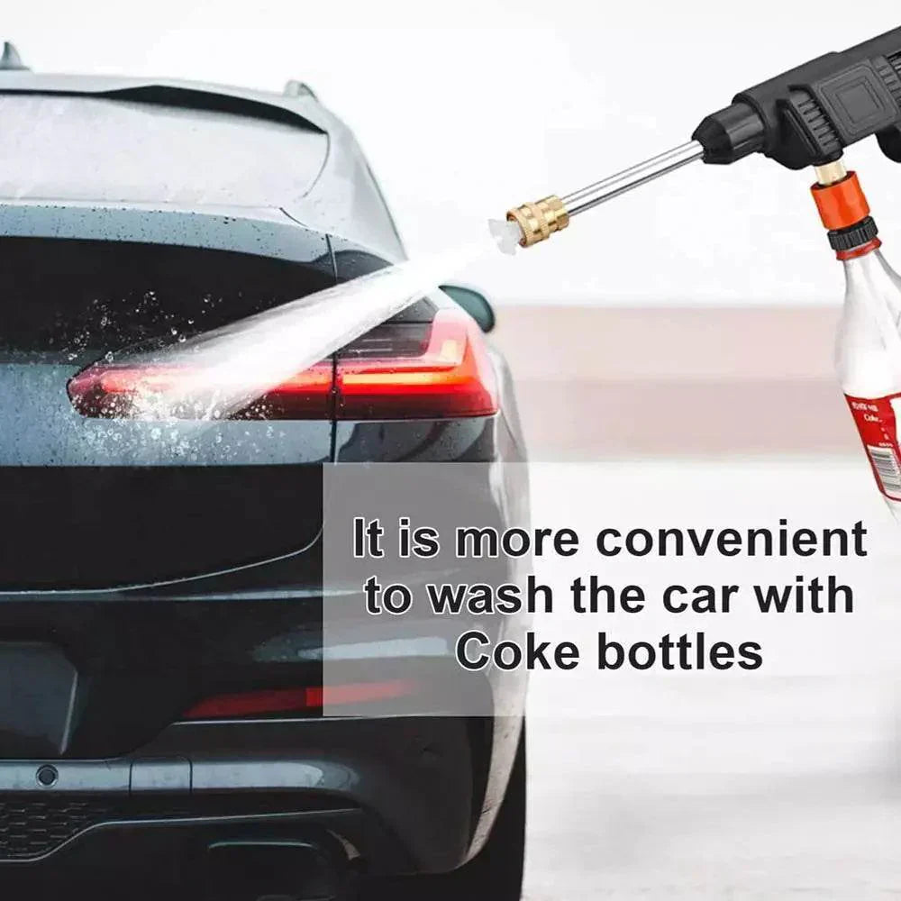 portable cordless high pressure spray water gun.