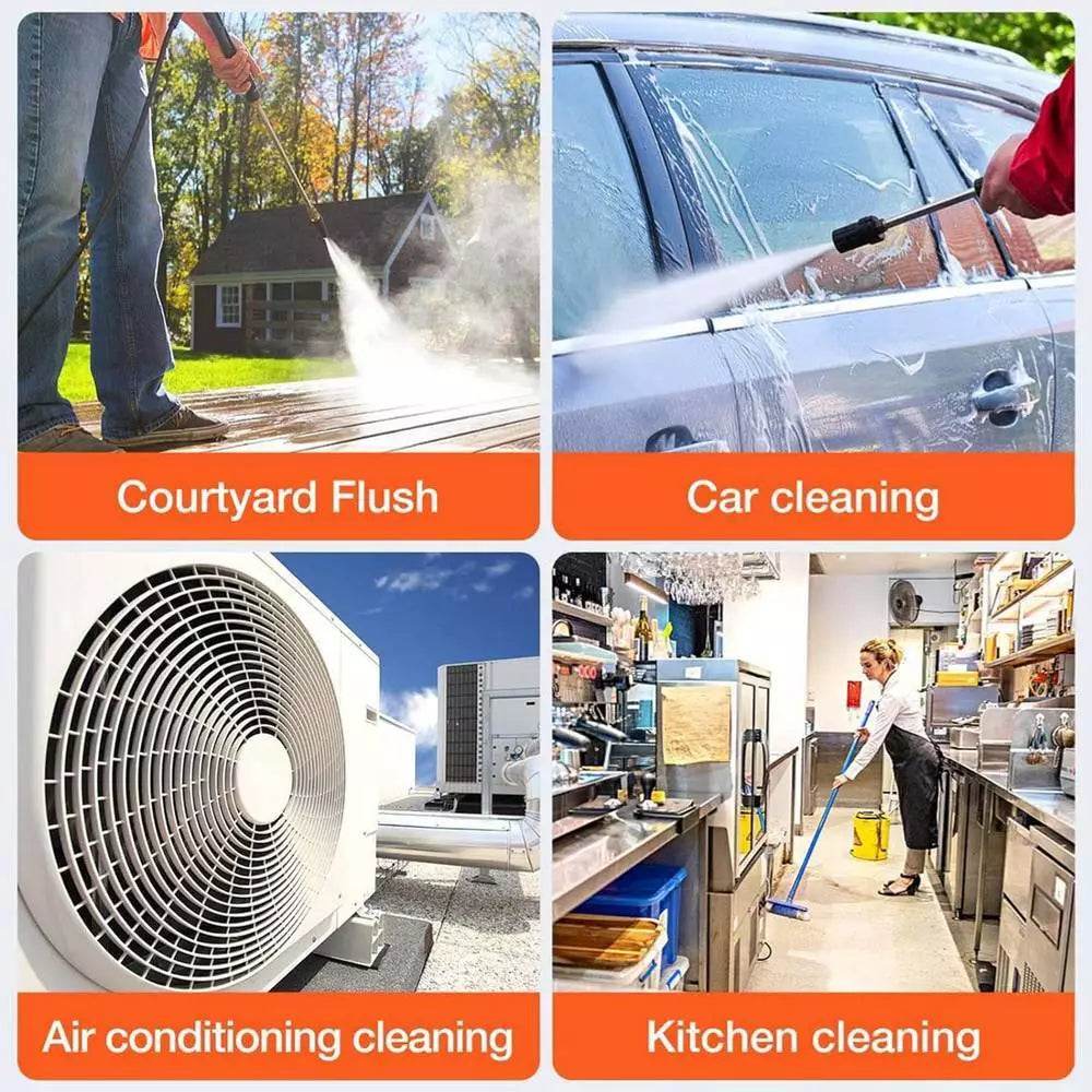 portable cordless high pressure spray water gun.