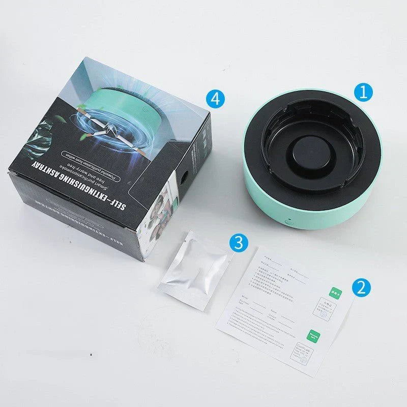 smoke removal air purification ashtray anion purification practical automatic purifier ashtray portable gadgets for car ashtray