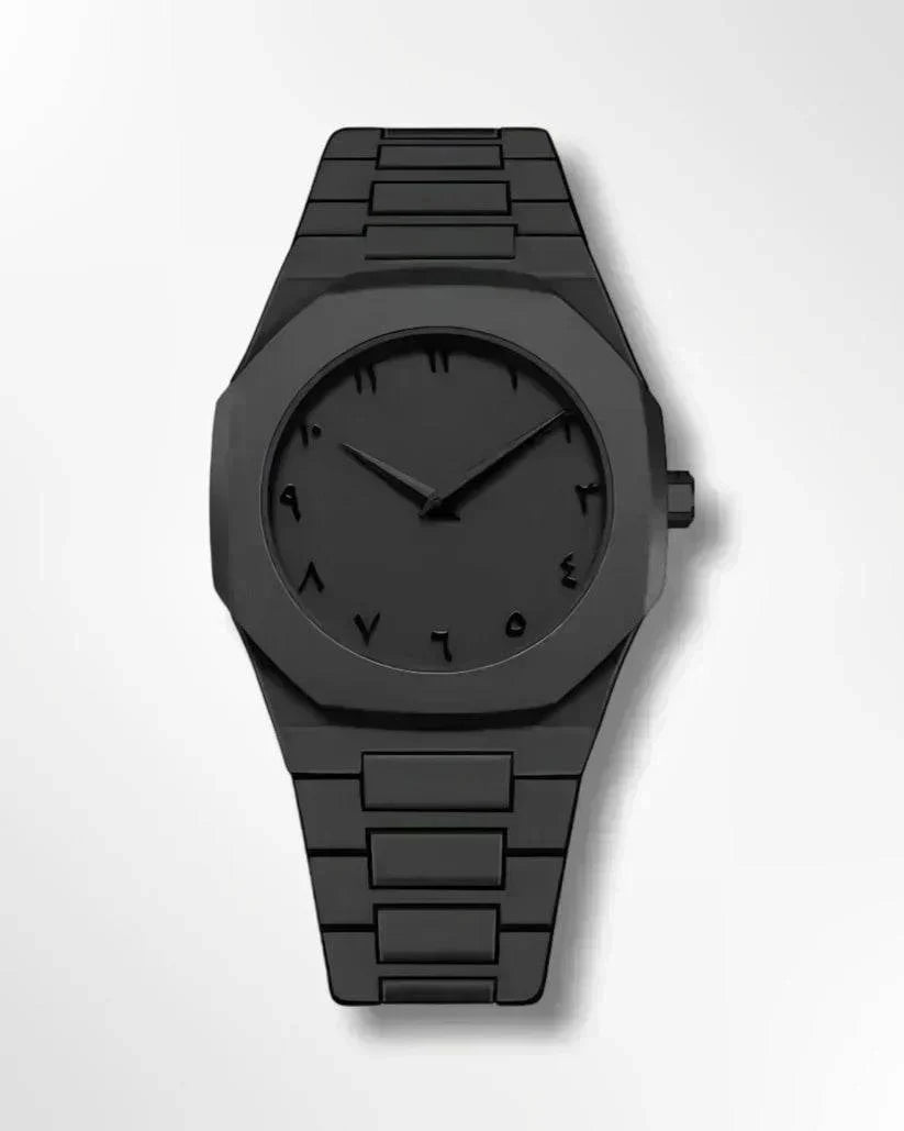 stainless steel arabic watch