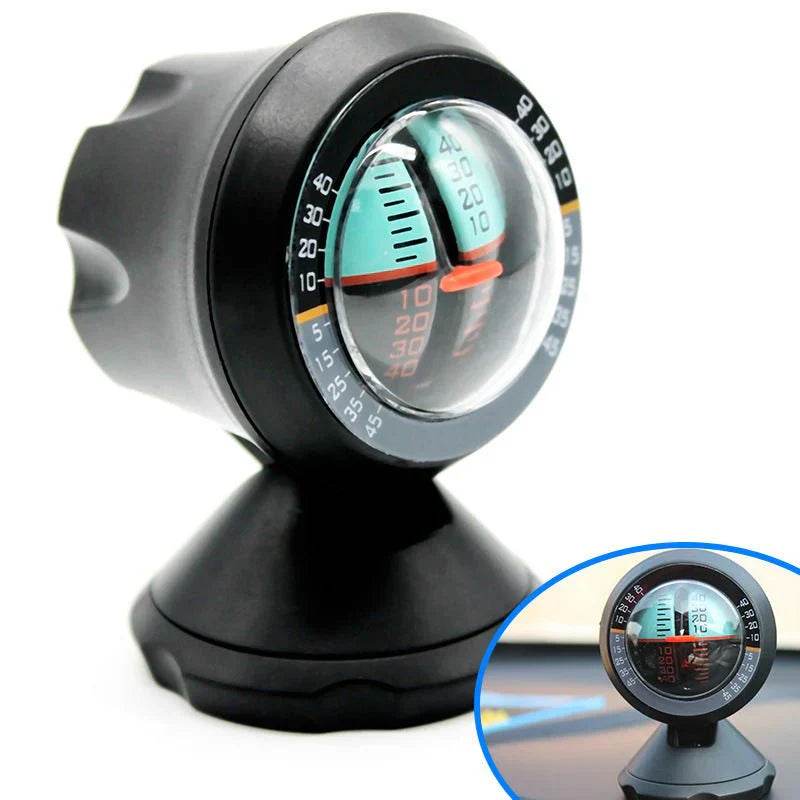 vehicle mounted self sensing slope meter