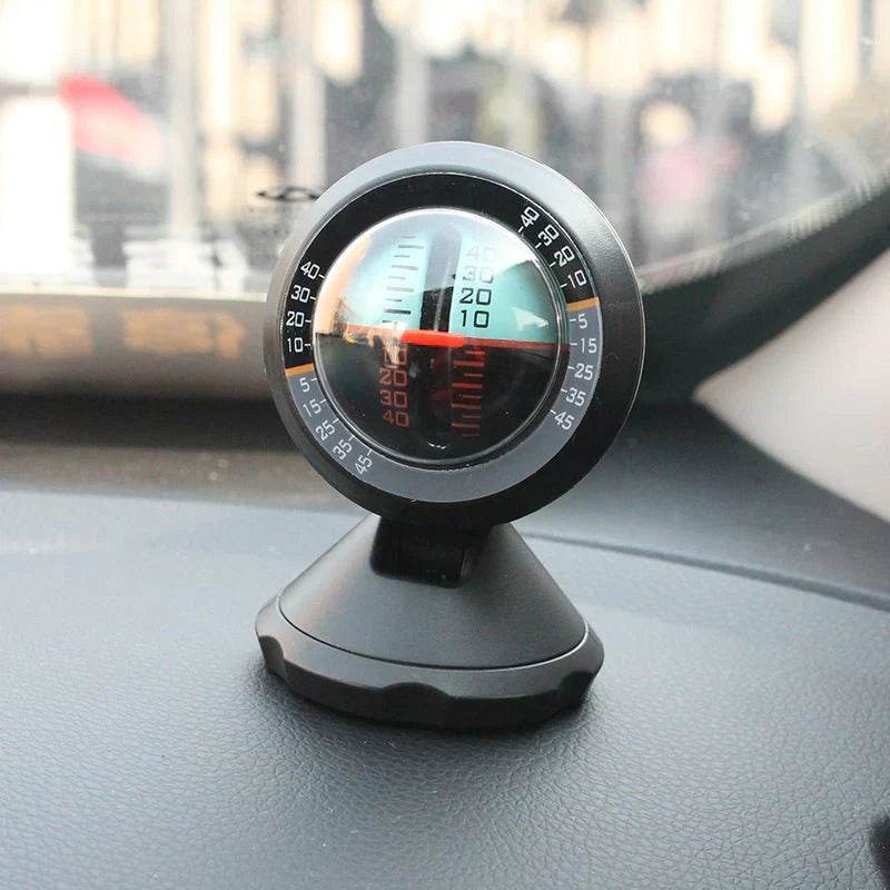 vehicle mounted self sensing slope meter