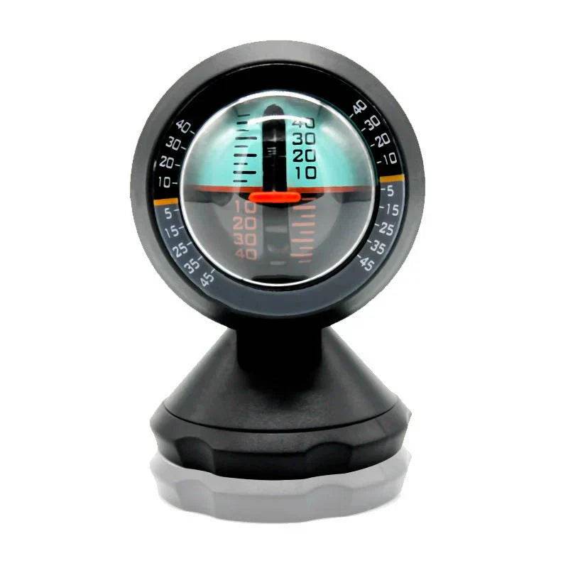 vehicle mounted self sensing slope meter